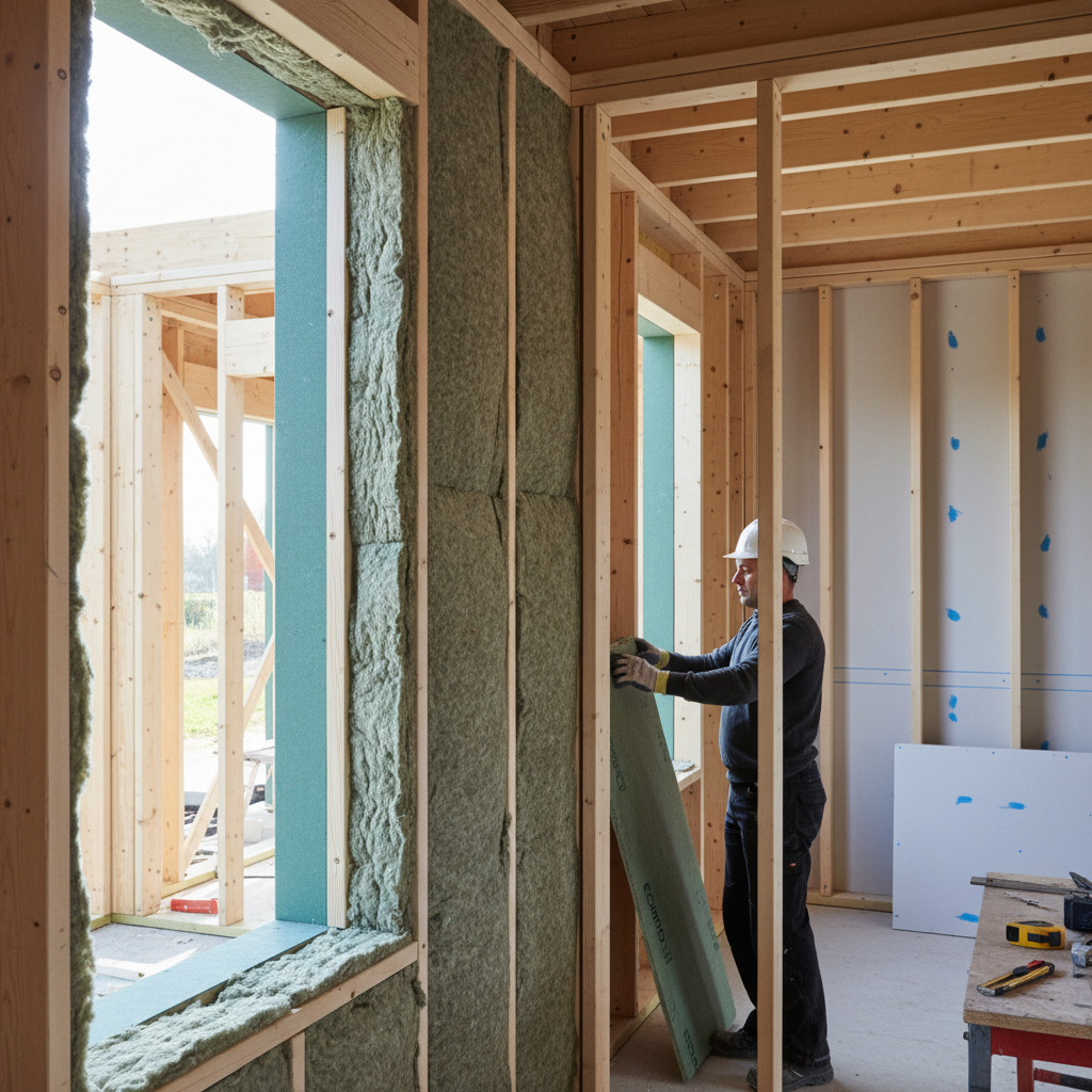 Realistische foto passend bij Is een houtskeletwoning geluidsdicht? Het eerlijke antwoord voor websi